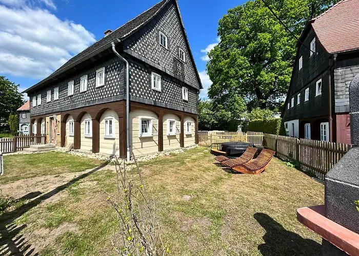 Frushi Mit Sauna & Saisonalem Whirlpool Im Zittauer Gebirge شقة *