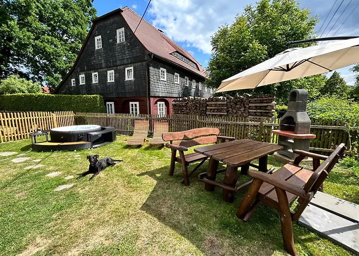 Frushi Mit Sauna & Saisonalem Whirlpool Im Zittauer Gebirge غروسشوناو